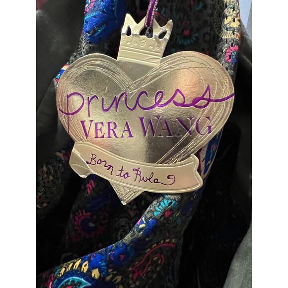 Vera Wang Princess Born To Rule Army Green Crop Blazer Jacket Size M NWT - Picture 5 of 5